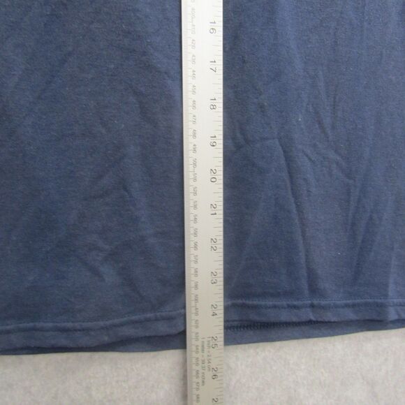 Port & Company Mens T-Shirt Blue Size S Short Sleeve Casual Graphic Tee - Picture 6 of 8